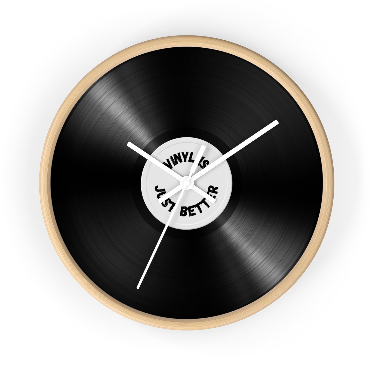 Vinyl is Just Better Wall Clock V2