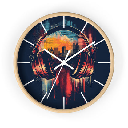 Headphone Themed Wall Clock