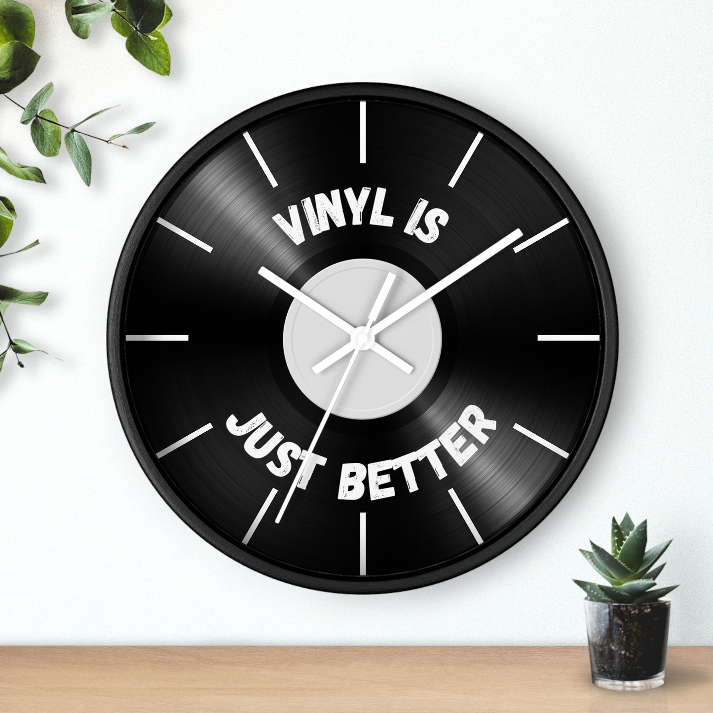 Vinyl Is Just Better Wall Clock