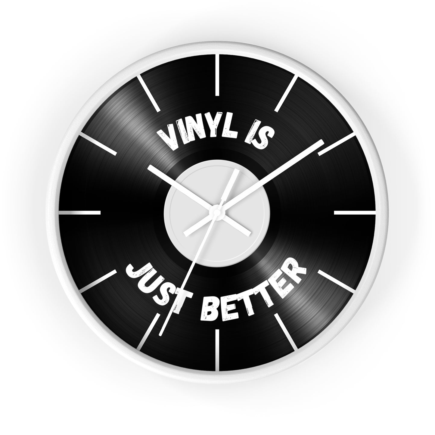 Vinyl Is Just Better Wall Clock