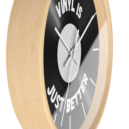 Vinyl Is Just Better Wall Clock