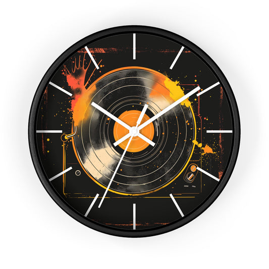 Vinyl Themed Wall Clock V1