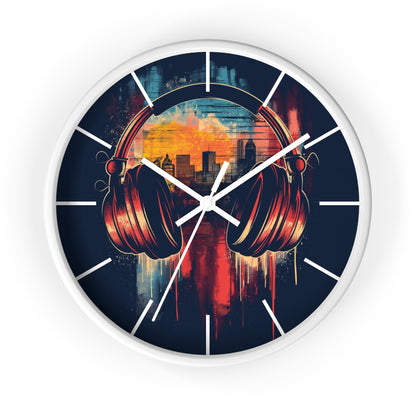 Headphone Themed Wall Clock