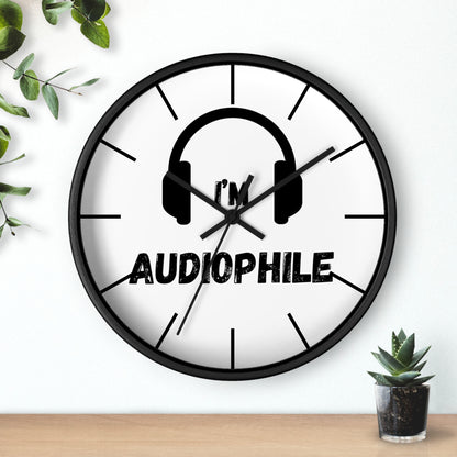 I'm Audiophile Themed Wall Clock