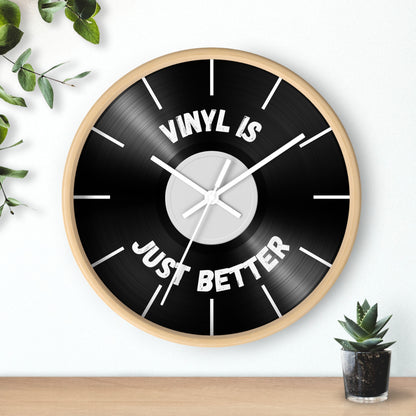 Vinyl Is Just Better Wall Clock