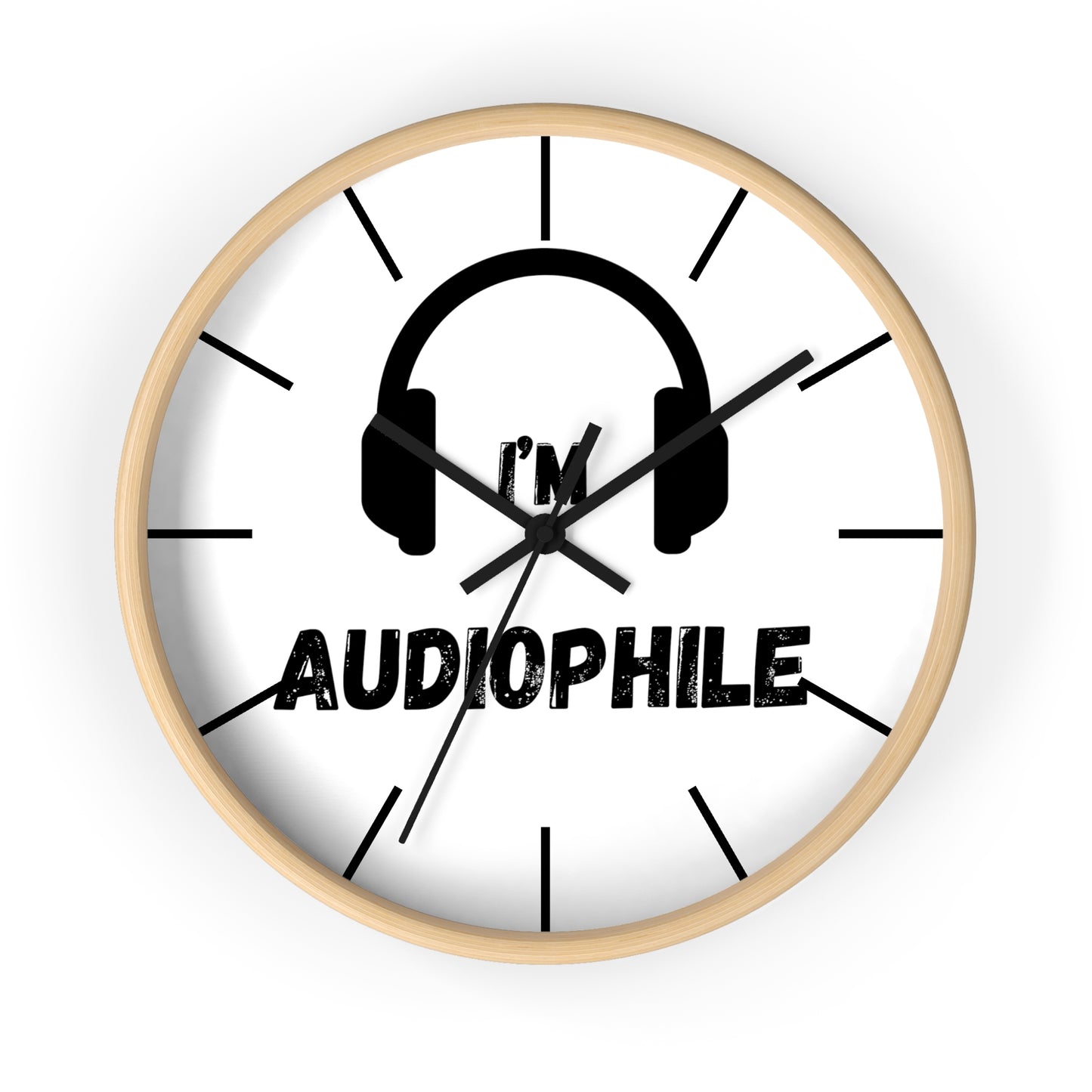 I'm Audiophile Themed Wall Clock