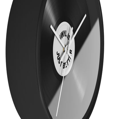 Vinyl is Just Better Wall Clock V2