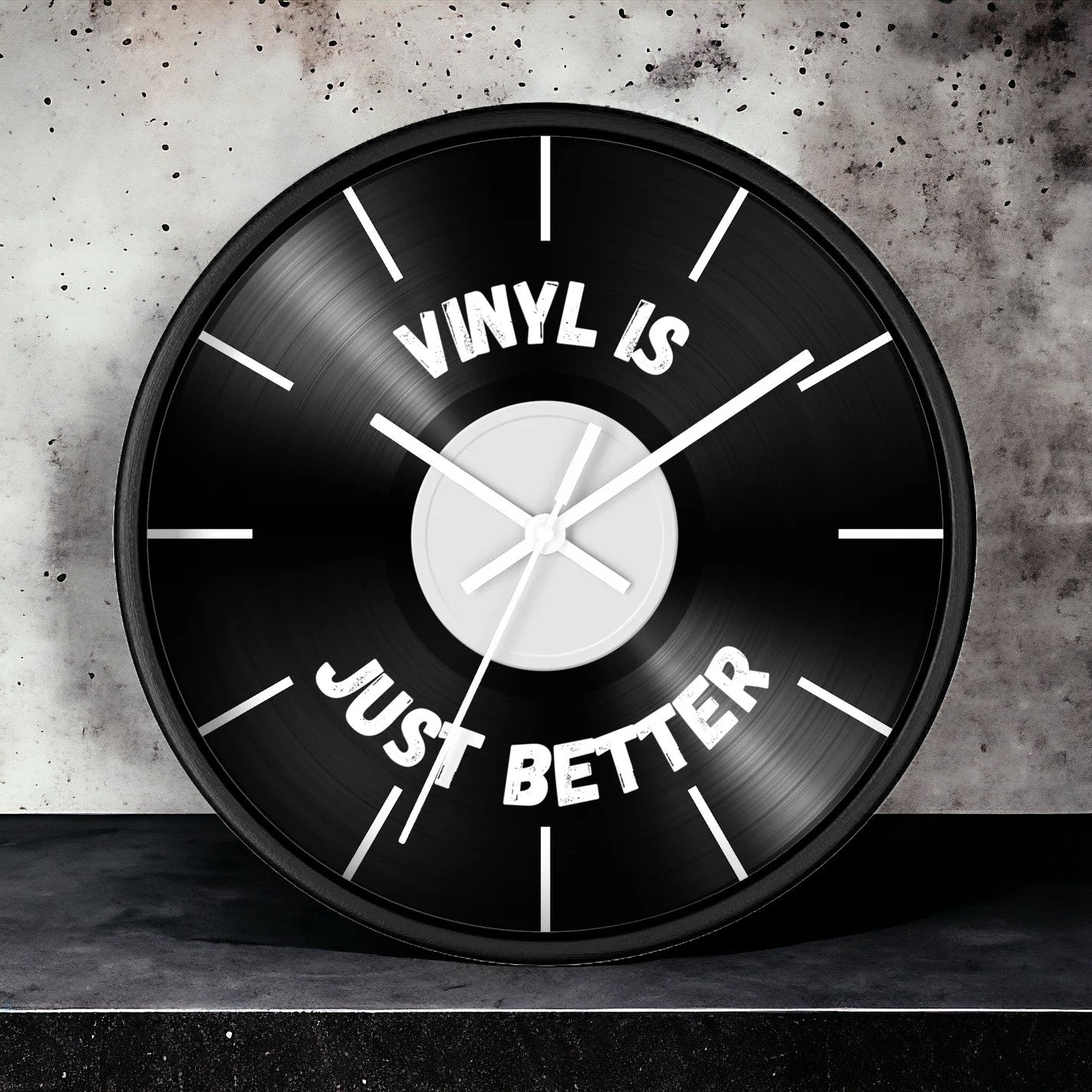 Vinyl Is Just Better Wall Clock