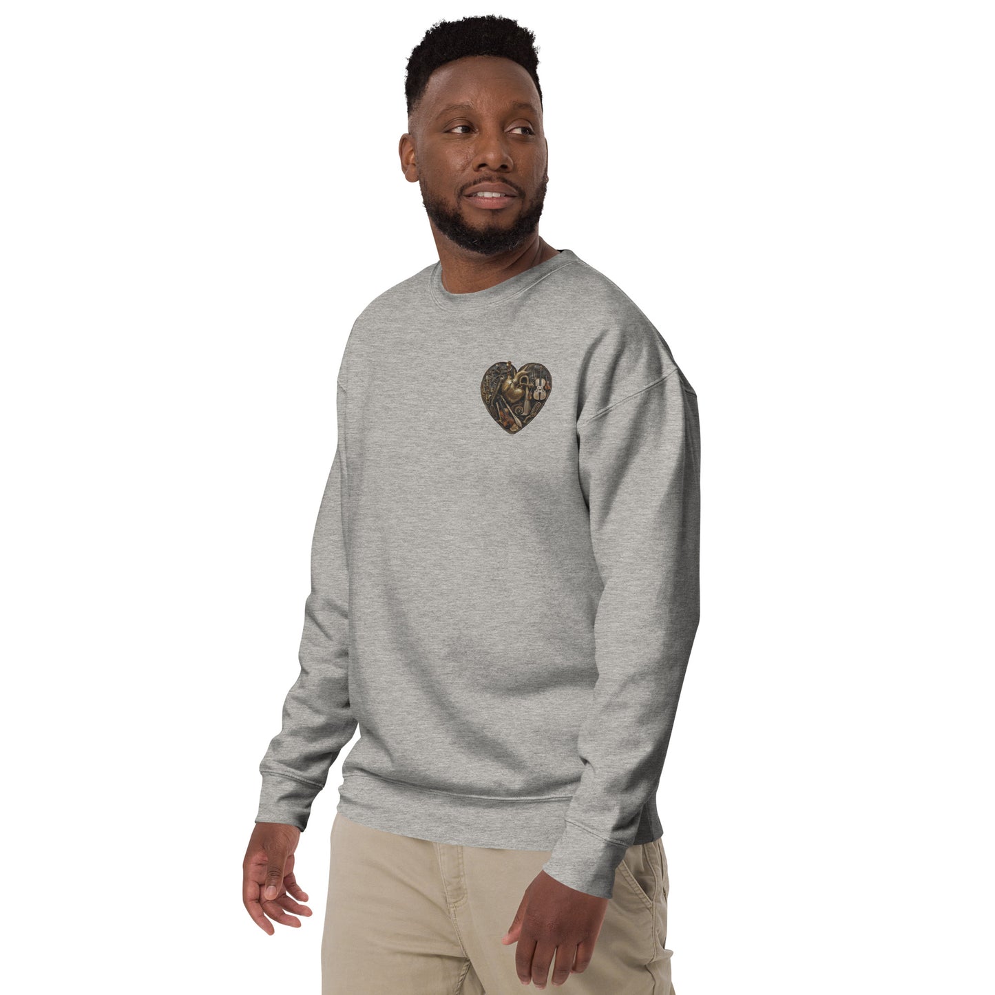 Musical Heart V5 - Unisex Premium Sweatshirt