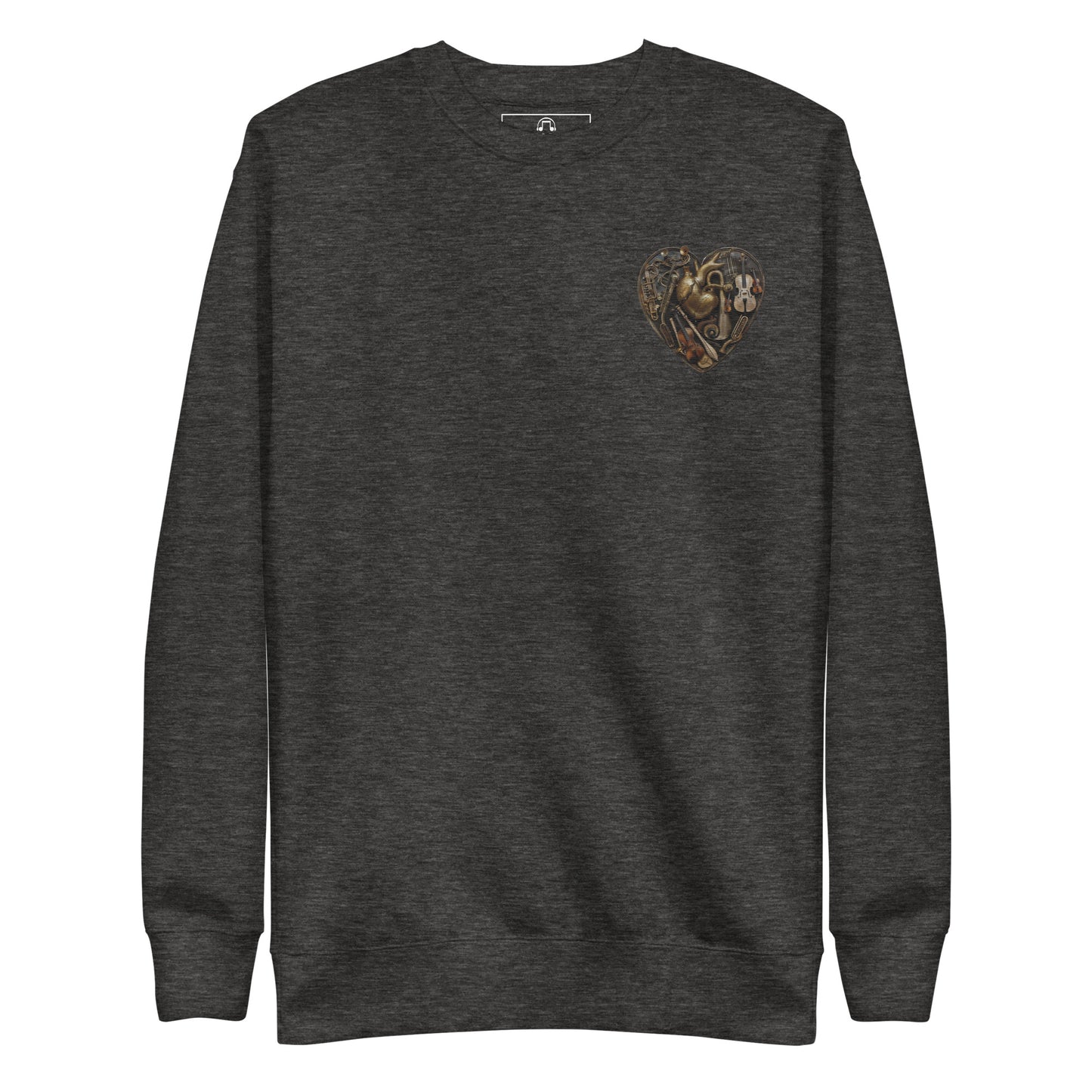 Musical Heart V5 - Unisex Premium Sweatshirt