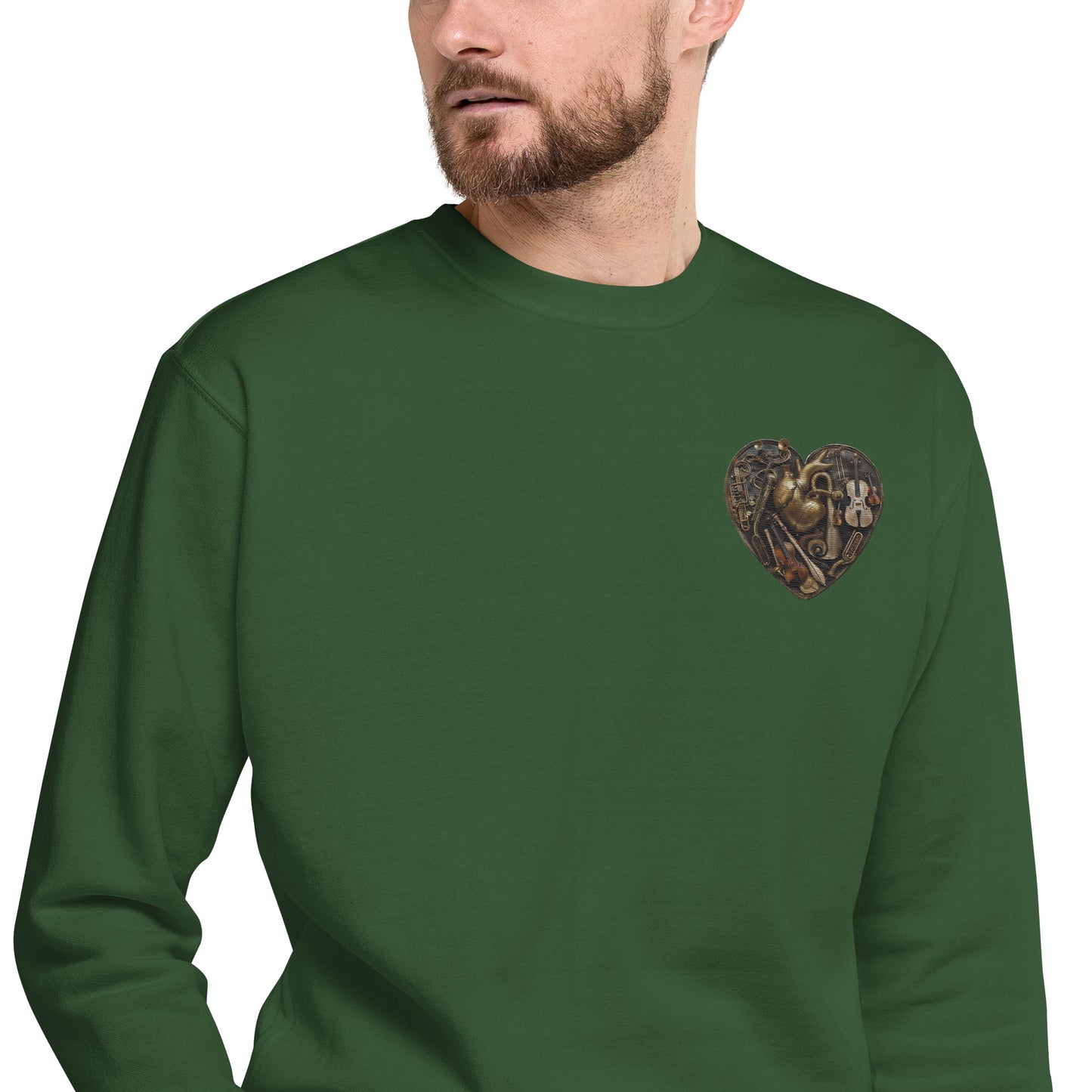 Musical Heart V5 - Unisex Premium Sweatshirt