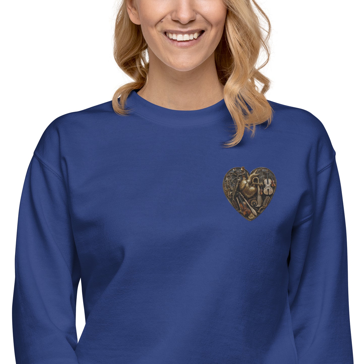 Musical Heart V5 - Unisex Premium Sweatshirt