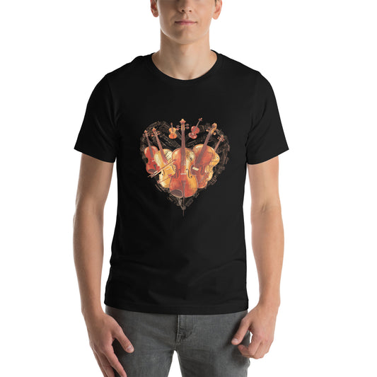 Musical Heart High Quality T-Shirt