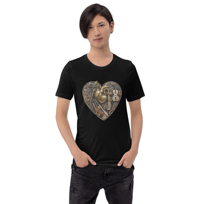 Musical heart v5 - Unisex t-shirt