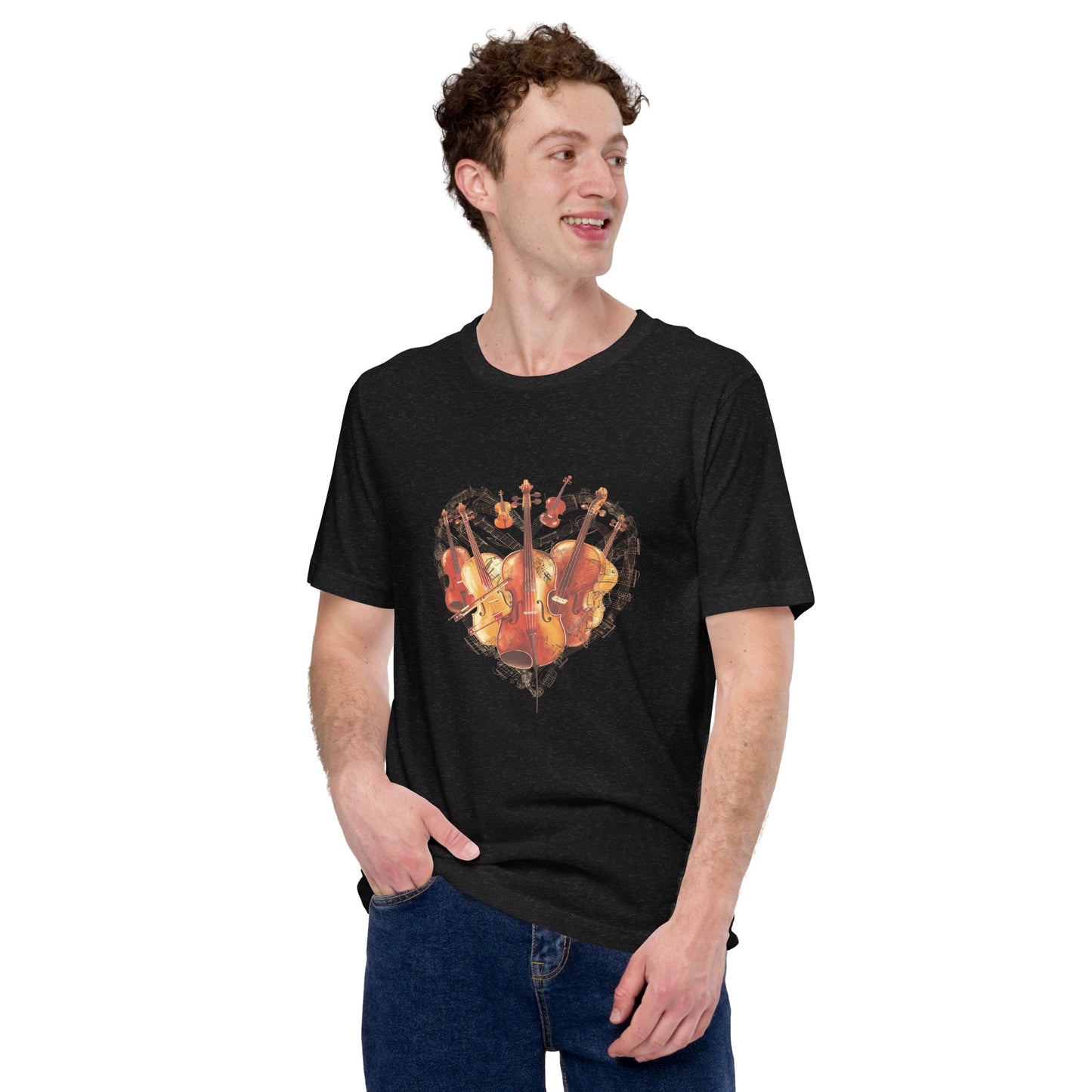 Musical Heart High Quality T-Shirt