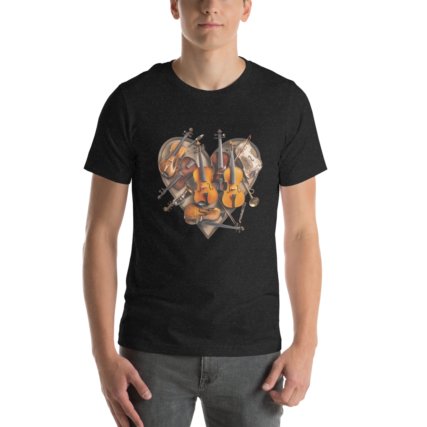 Musical heart V2 - Unisex t-shirt