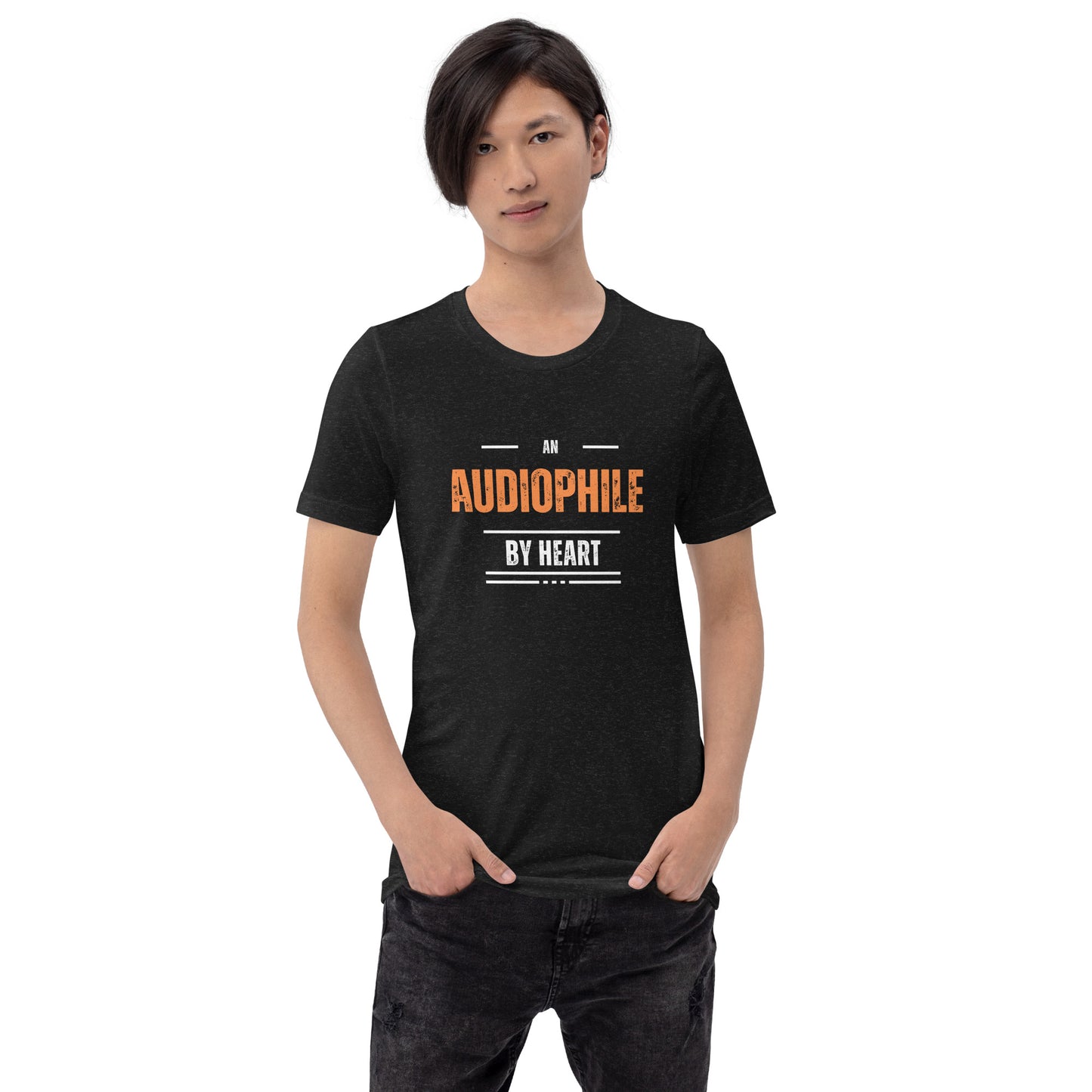 An audiophile by heart - Unisex t-shirt