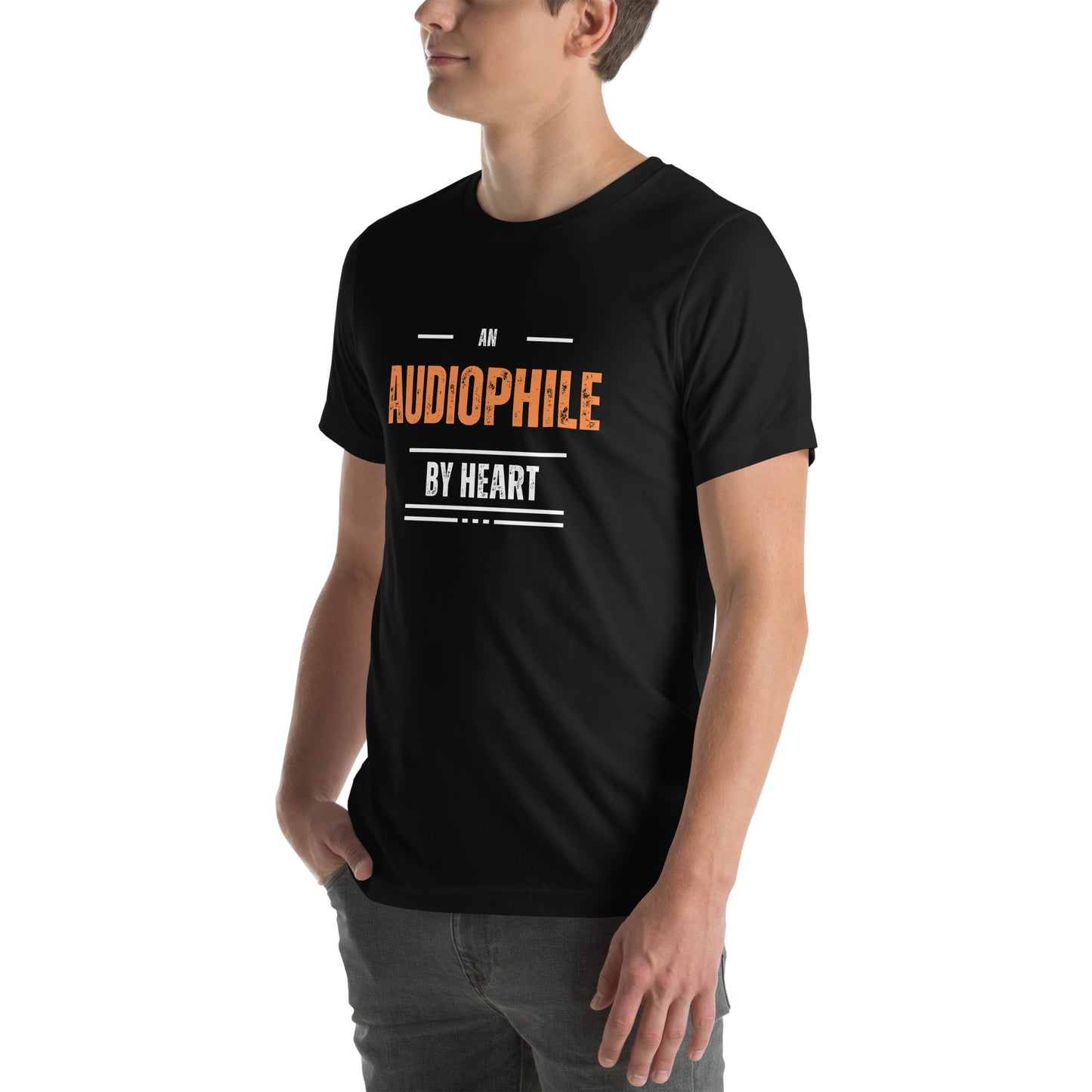 An audiophile by heart - Unisex t-shirt