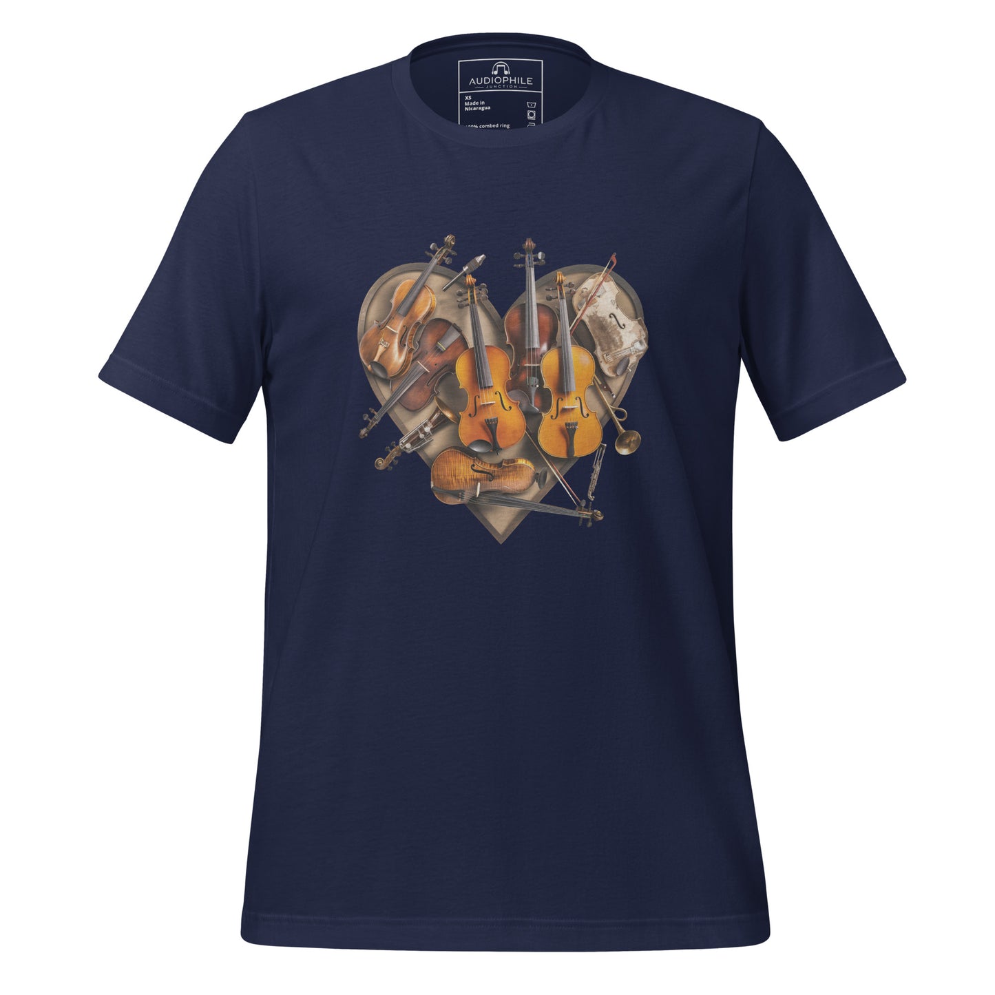 Musical heart V2 - Unisex t-shirt