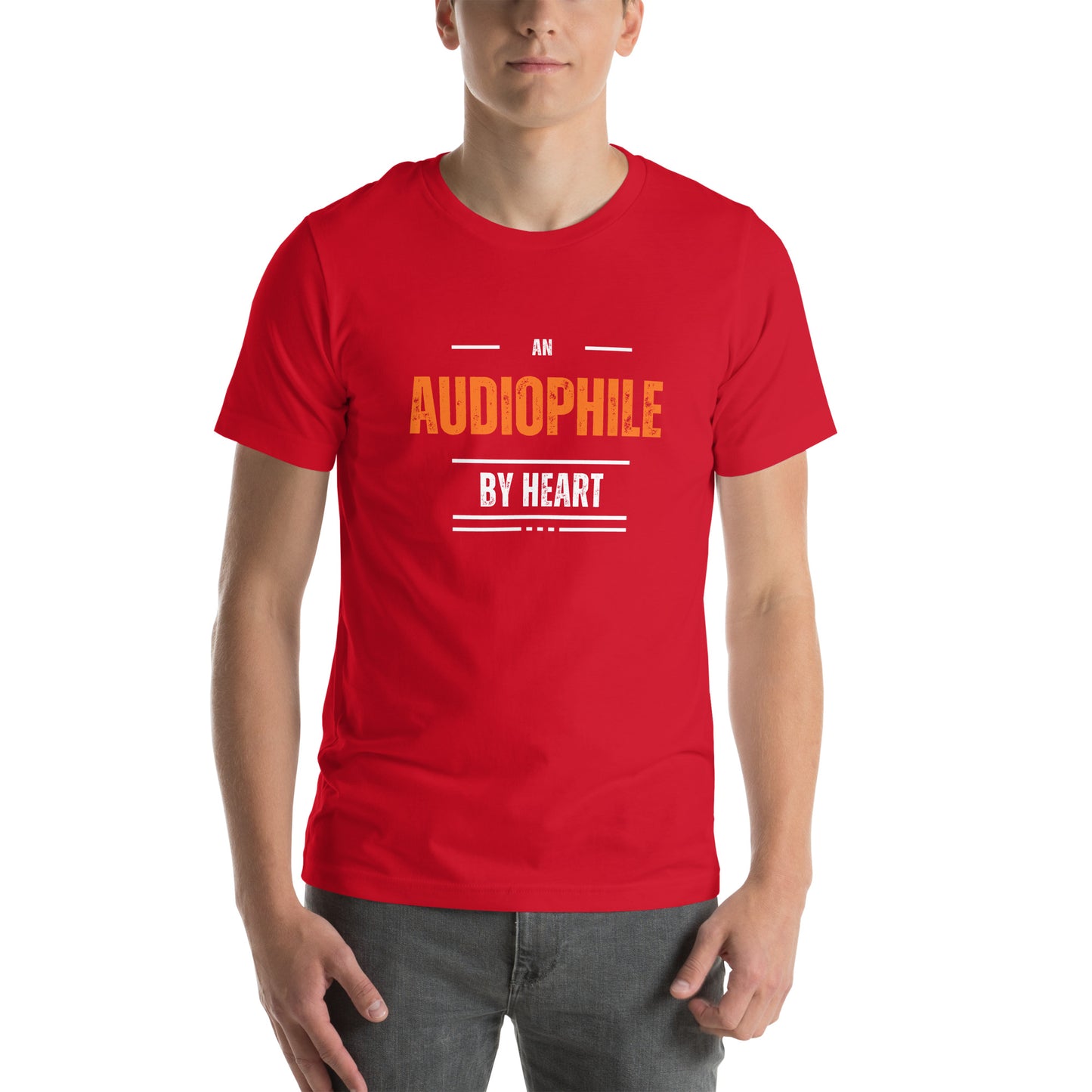 An audiophile by heart - Unisex t-shirt