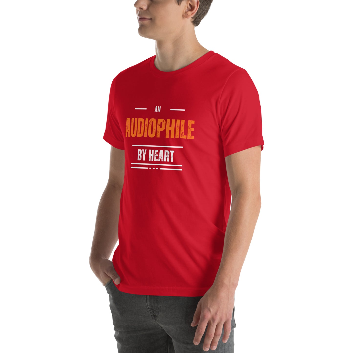 An audiophile by heart - Unisex t-shirt