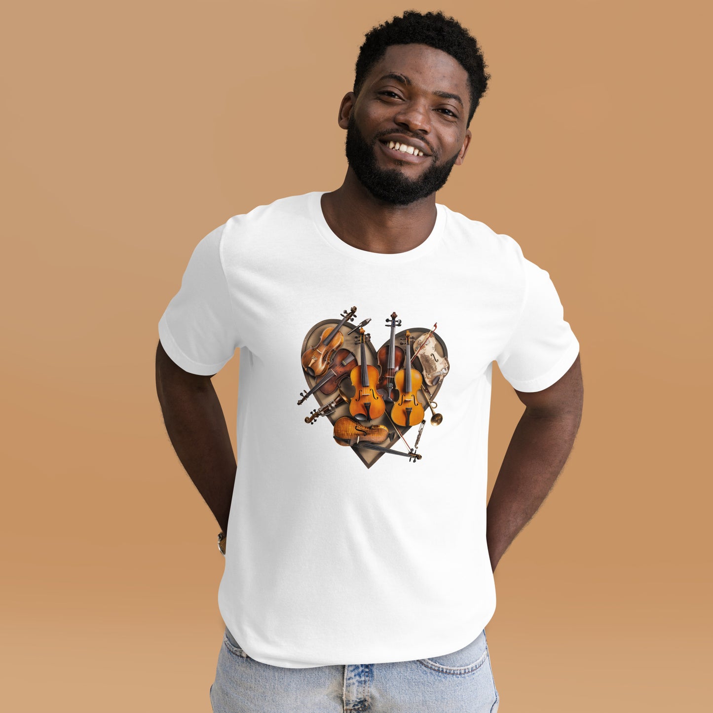 Musical heart V2 - Unisex t-shirt