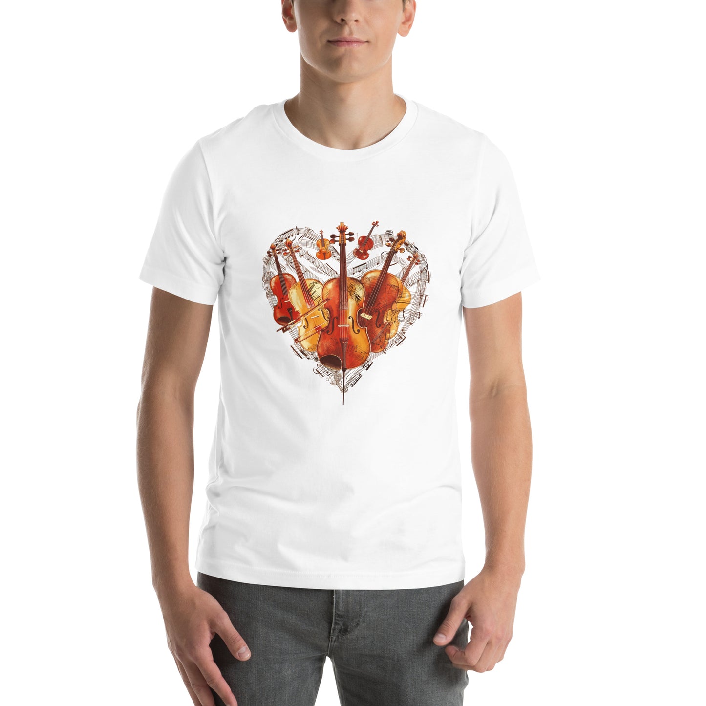 Musical Heart High Quality T-Shirt