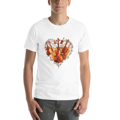 Musical Heart High Quality T-Shirt