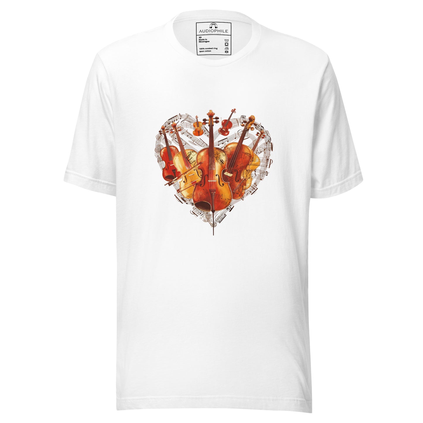 Musical Heart High Quality T-Shirt