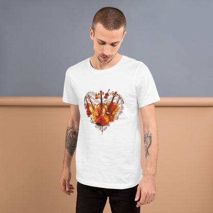 Musical Heart High Quality T-Shirt