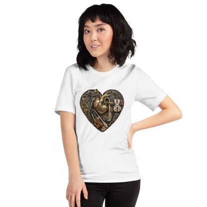 Musical heart v5 - Unisex t-shirt