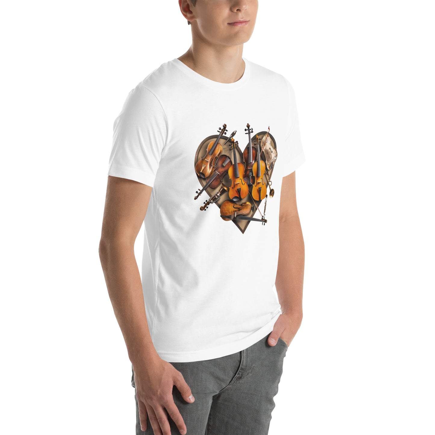 Musical heart V2 - Unisex t-shirt