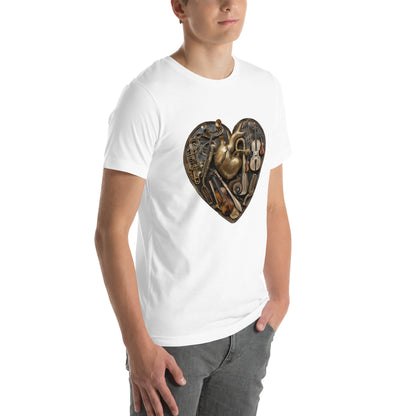 Musical heart v5 - Unisex t-shirt